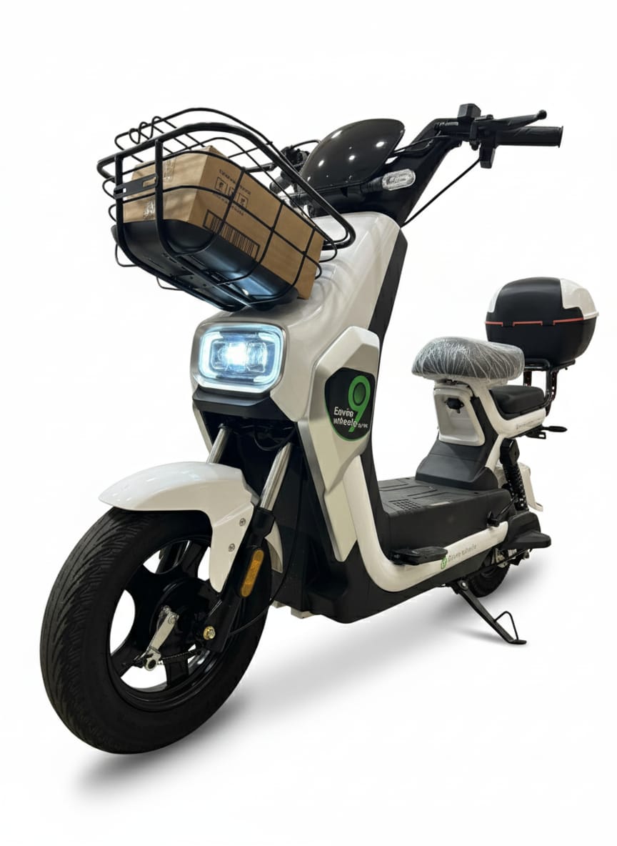 I9 ელექტრო სკუტერი 800W 60V გარემოს ბორბლები